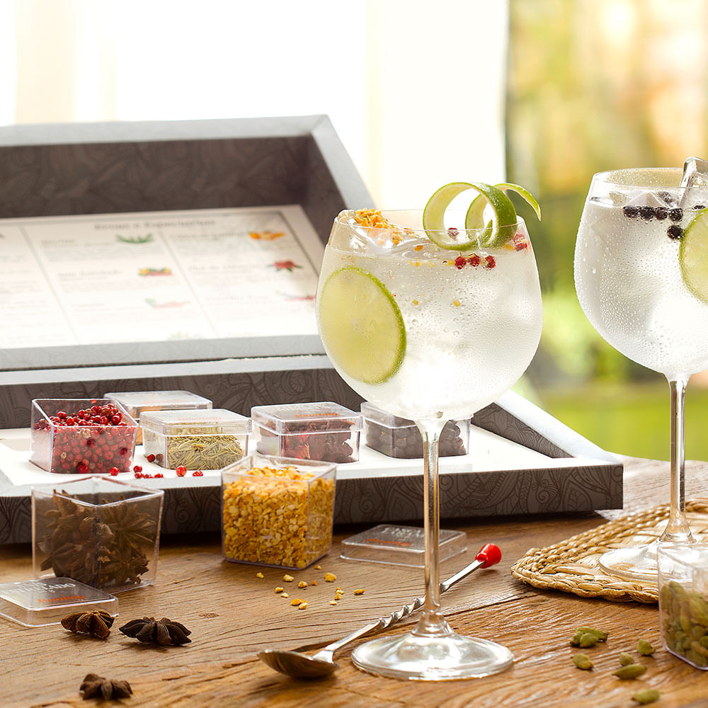 Kit Gin Bar Jaar 58 - Box Exclusivo com Especiarias e Gin