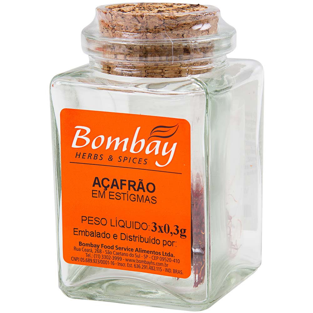 Açafrão Verdadeiro em Estigmas - Bombay Herbs & Spices